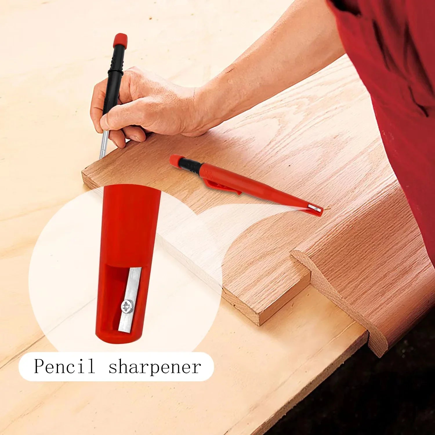 Solid Carpenter Mechanical Pencil For Woodworking Construction