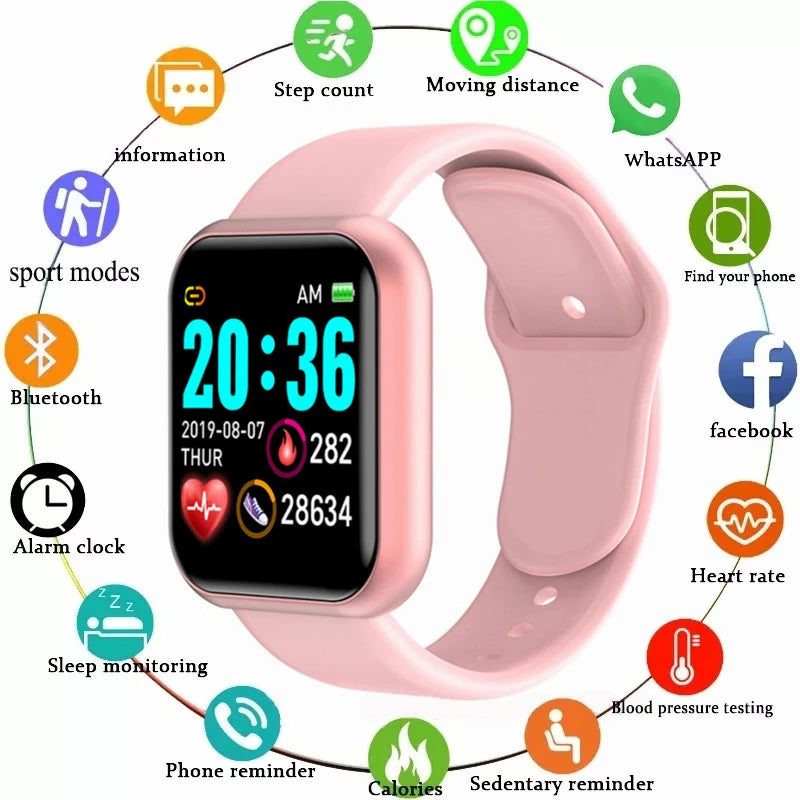 Smart Watch Multifunctional Bluetooth Enabled Y68 model